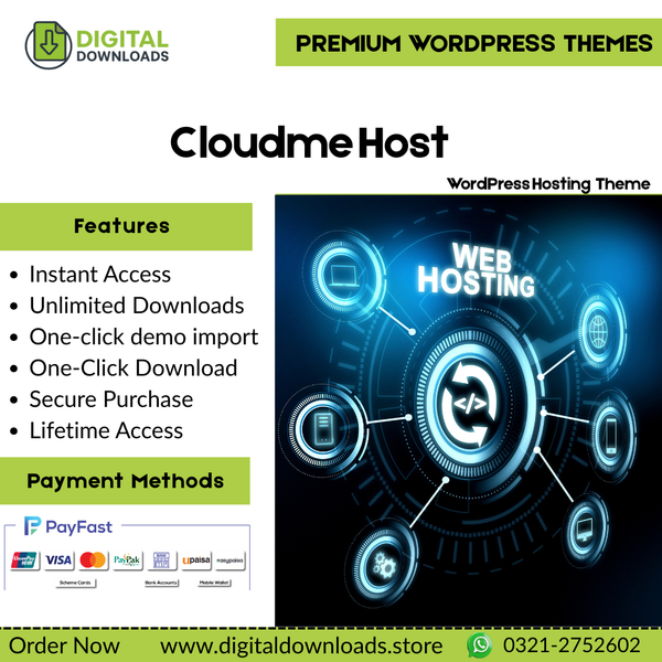 Cloudme Host - WordPress Hosting Theme