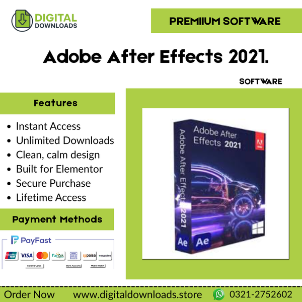 Adobe After Effects 2021.