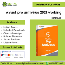 Avast pro antivirus 2021 working