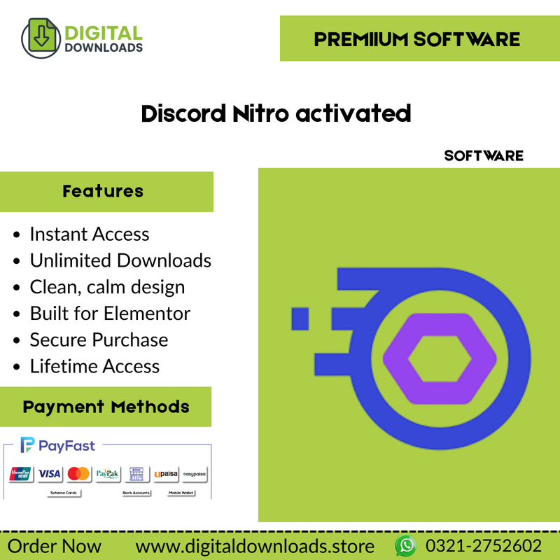Discord Nitro activated