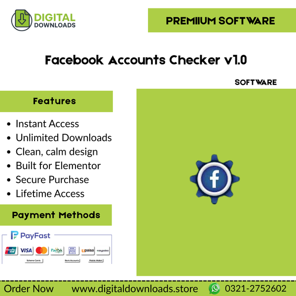 Facebook Accounts Checker v1.0