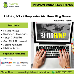 List Mag WP - A Responsive WordPress Blog Theme