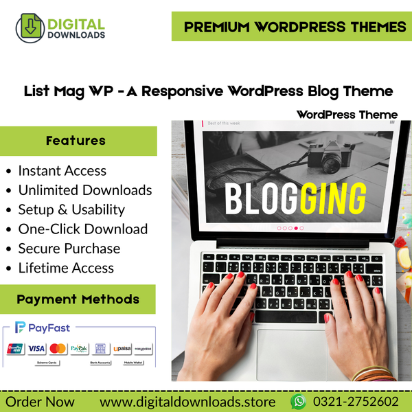 List Mag WP - A Responsive WordPress Blog Theme