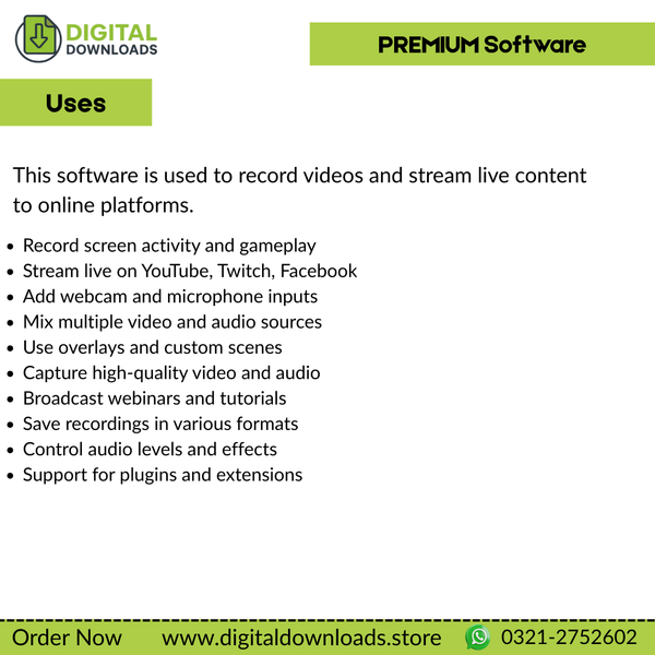 OBS STUDIO 2021 PRO