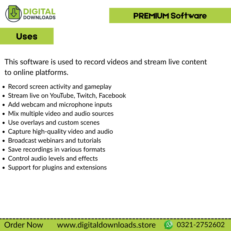 OBS STUDIO 2021 PRO