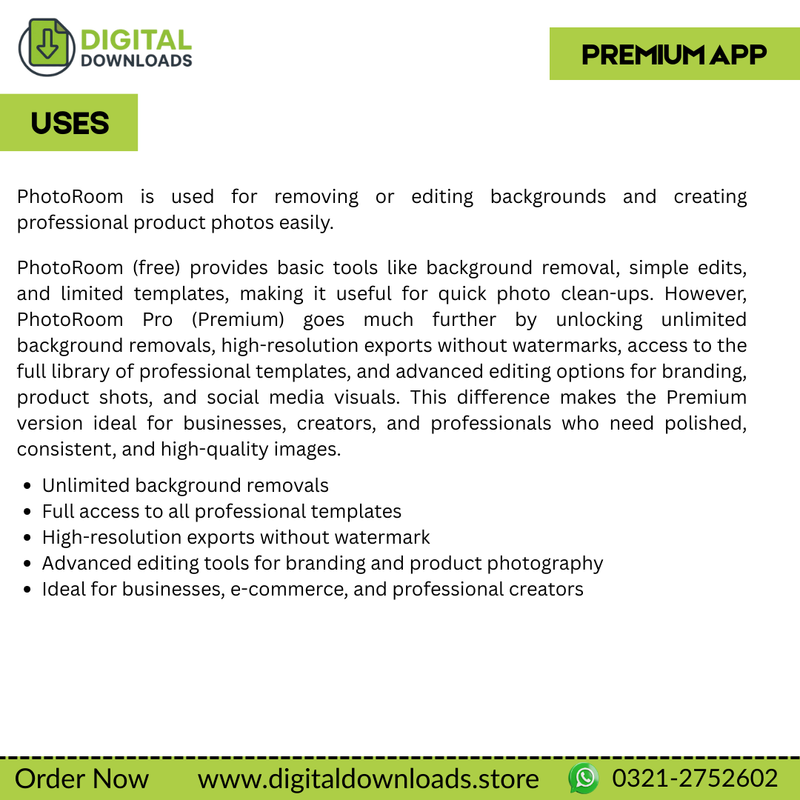 Photoroom Premium