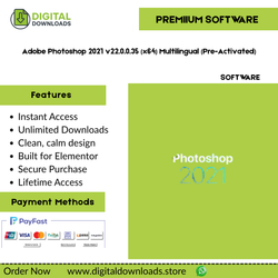 Adobe Photoshop 2021 v22.0.0.35 (x64) Multilingual (Pre-Activated)