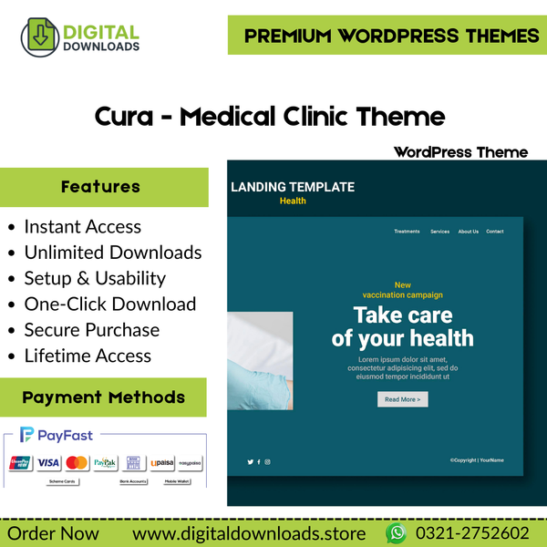Cura - Medical Clinic Theme
