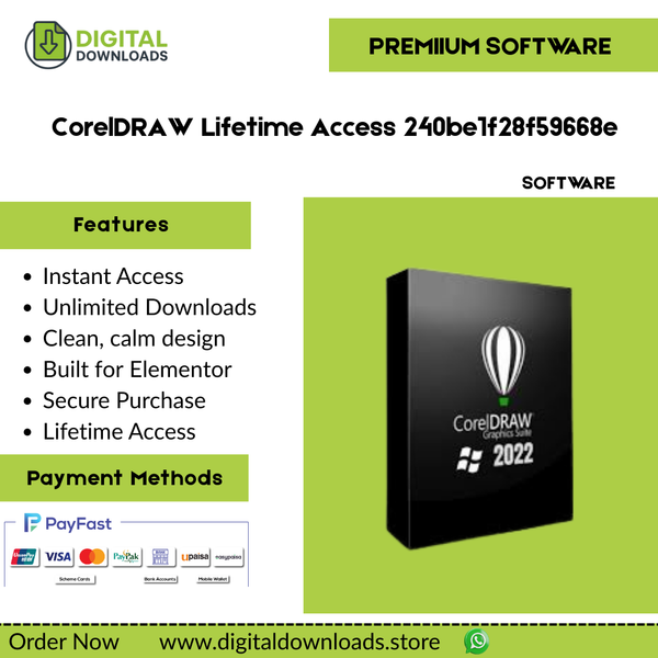 CorelDRAW Lifetime Access 240be1f28f59668e