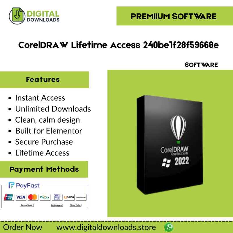 CorelDRAW Lifetime Access 240be1f28f59668e