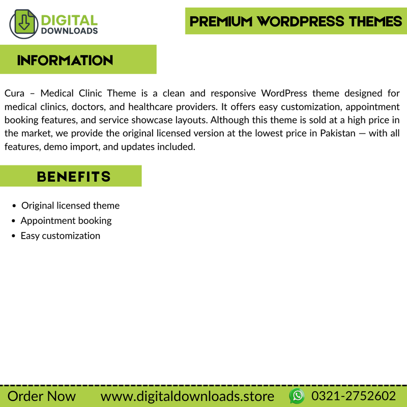 Cura - Medical Clinic Theme