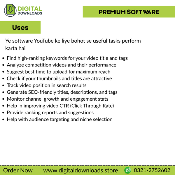 Youtube Ranking Software