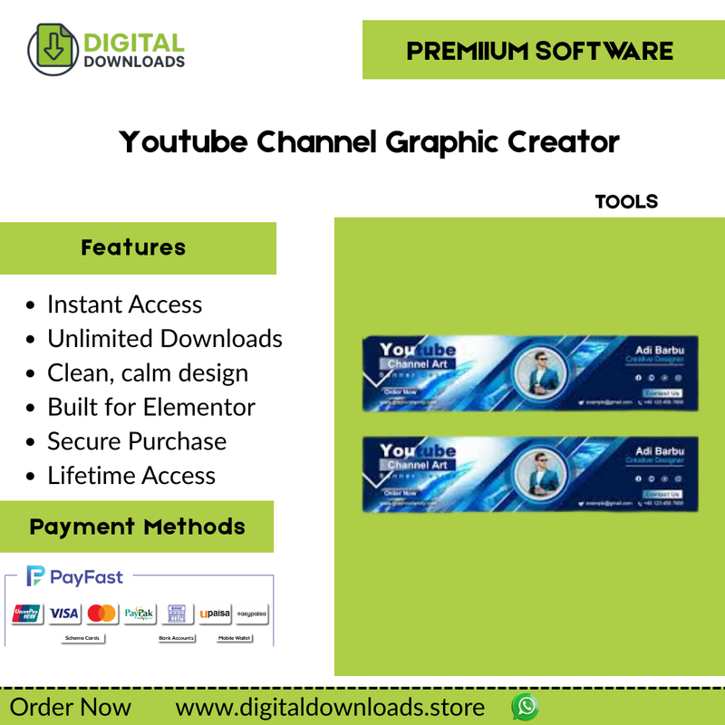 Youtube Channel Graphic Creator