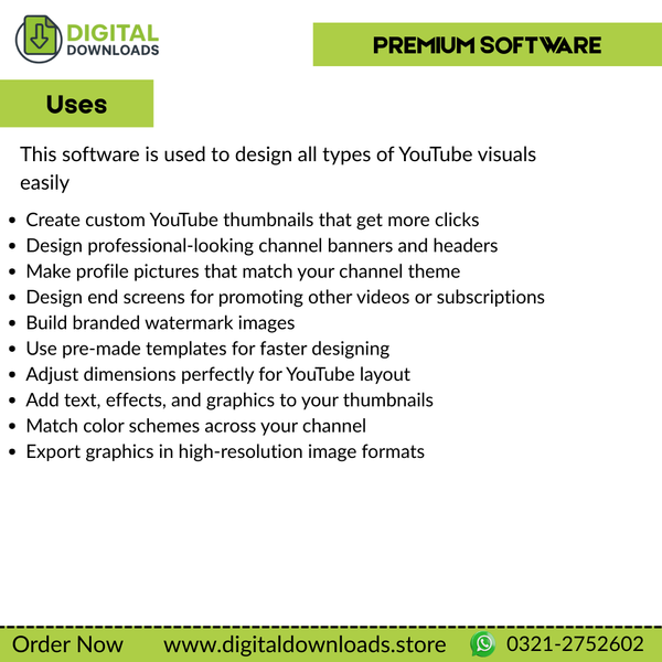 Youtube Channel Graphic Creator