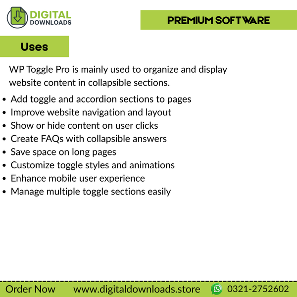 WP Toggle Pro