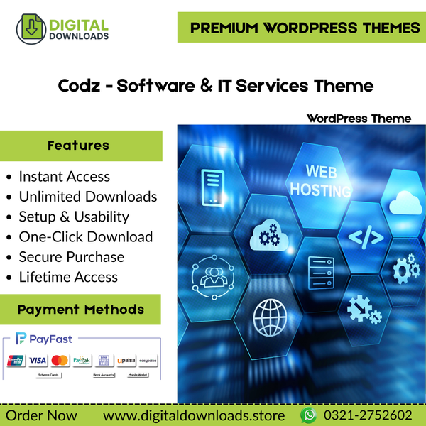 Codz - Software & IT Services Theme