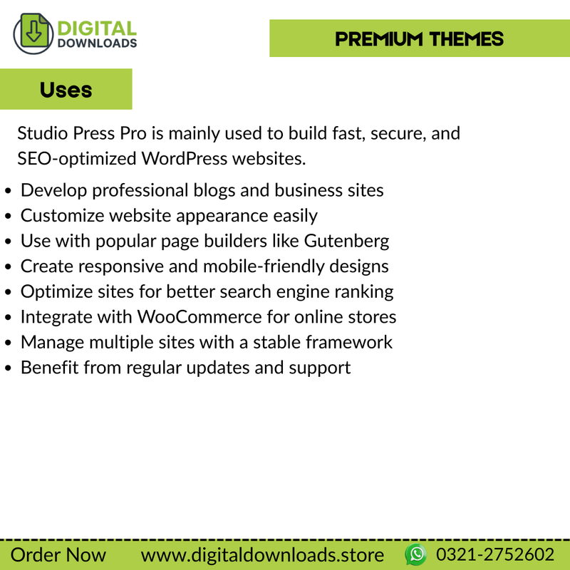Studio Press Pro