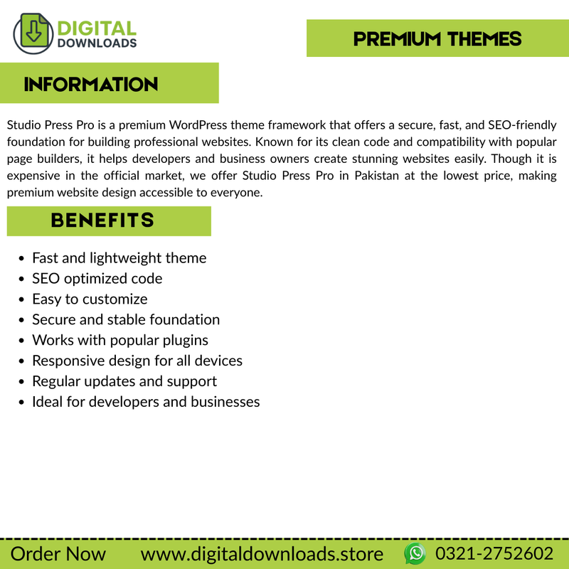 Studio Press Pro