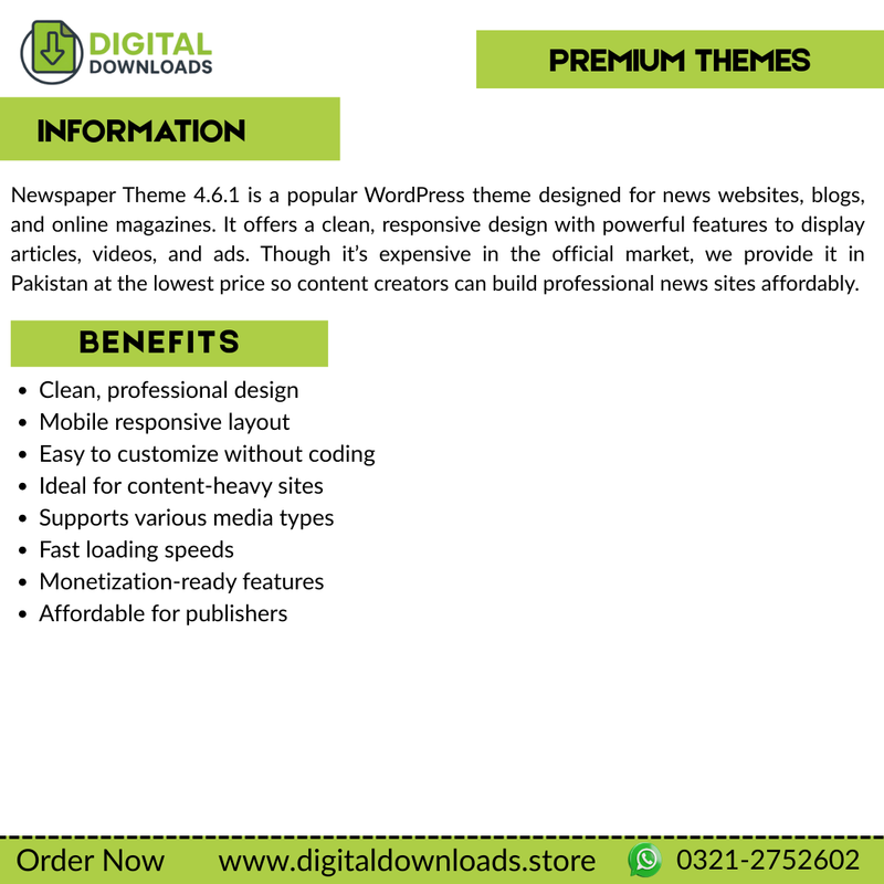 Newspaper Theme 4.6.1