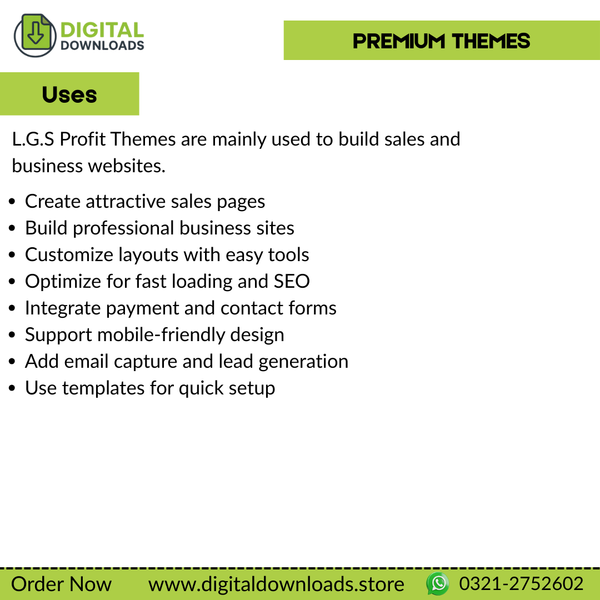 L.G.S Profit themes