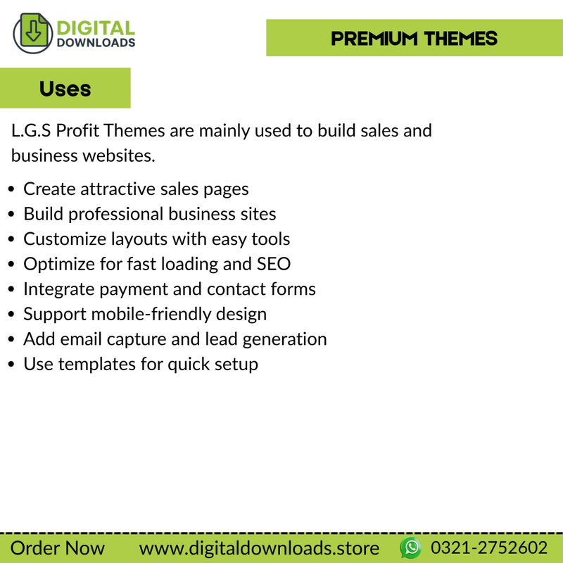 L.G.S Profit themes