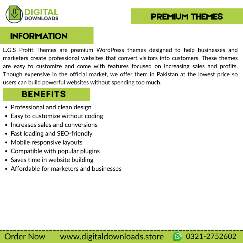L.G.S Profit themes
