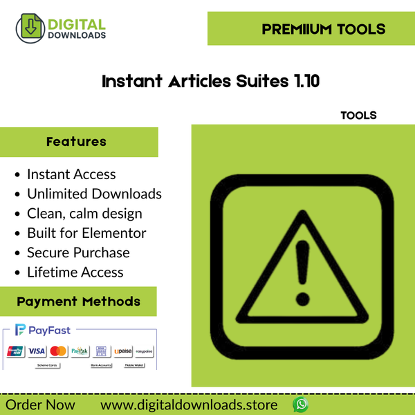 Instant Articles Suites 1.10