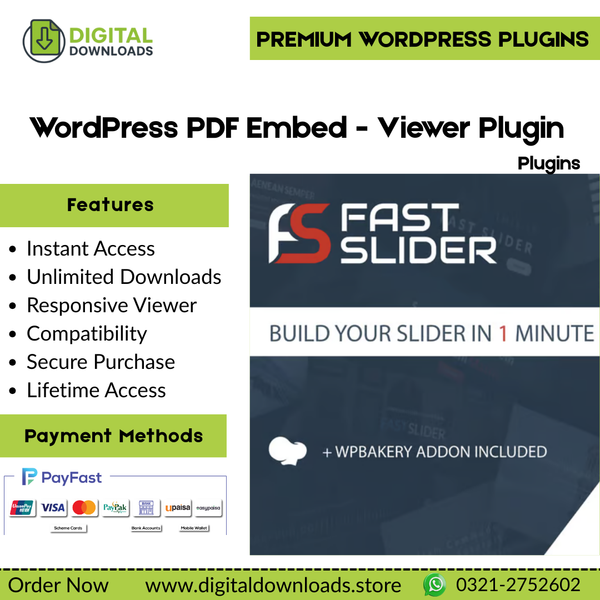 WordPress PDF Embed - Viewer Plugin