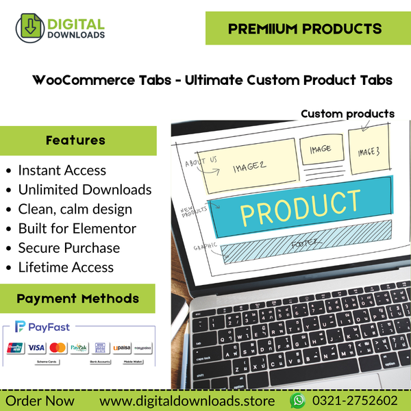 WooCommerce Tabs - Ultimate Custom Product Tabs